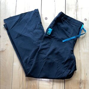 Carhartt Force Black and Blue Cargo Scrub Pants for Versatile Wear